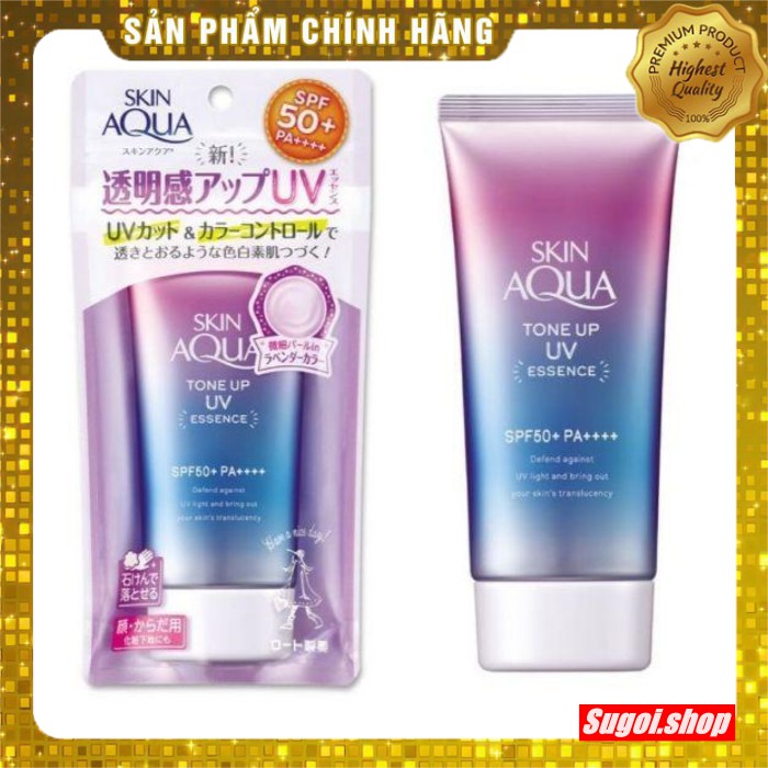 Kem chống nắng Skin Aqua Tone up UV SPF 50+ nội địa Nhật Bản